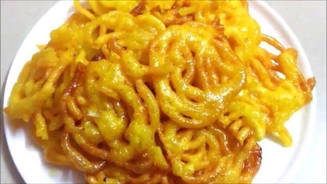 'Instant Jalebi Recipe- Crispy Crunchy Juicy Jalebi without Food Colour'