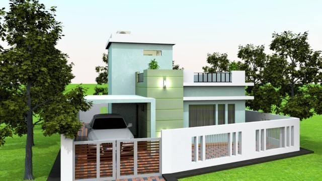 'Simple Budget House Design With Floor Plan || low cost house || 657 sq ft'