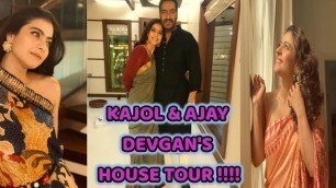 'KAJOL & AJAY DEVGAN HOUSE Inside & Outside View | CELEBRITIES HOME TOUR | SINGHAM | INTERIOR DESIGN'