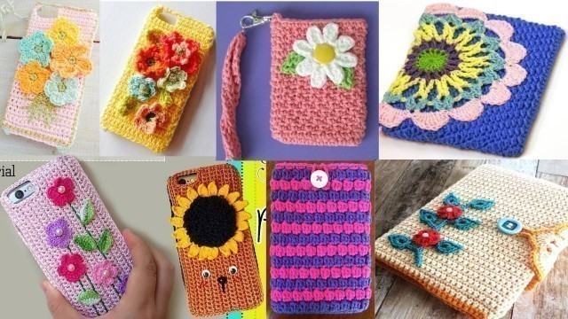 'Most stylish and unique crochet mobile cover designs 2020|| amazing design ideas'