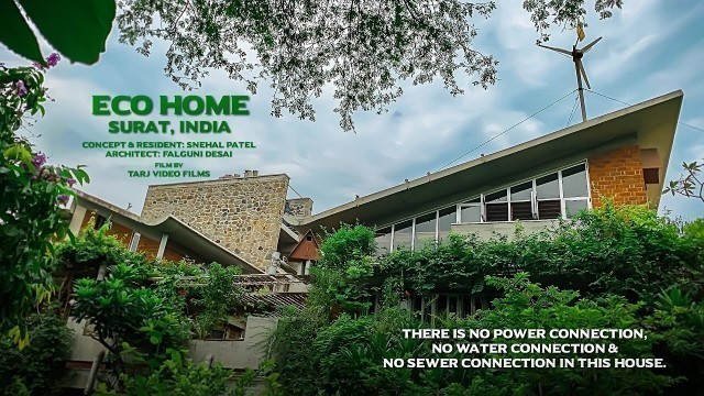 'ECO HOME: No Power, Water & Sewer connection in this house.'