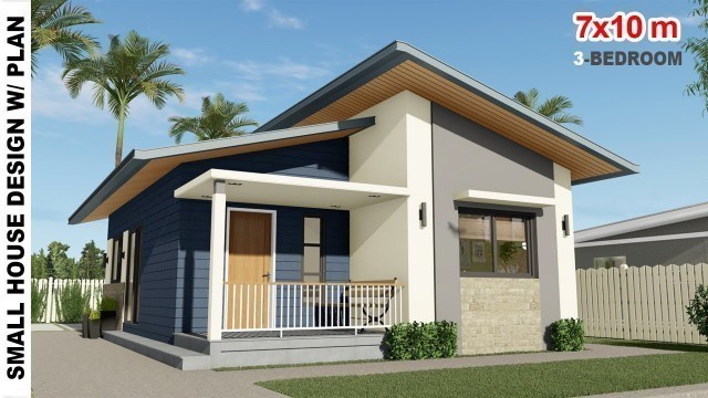 'Ep-07 | 3 BEDROOM SMALL HOUSE DESIGN (7X10m) - House Design Under 1 Million Philippines | NEKO ART'