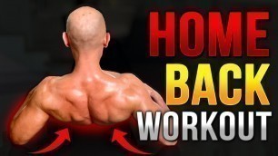 'No Equipment HOME Back Workout'
