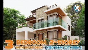 '150sqm lot area 2 storey with Roofdeck HOUSE DESIGN | Jricafort Design process'