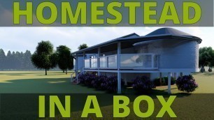 'Homestead In A Box: A portable $100K eco friendly house'