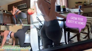 'AT HOME QUARANTINE BOOTY WORKOUT!'