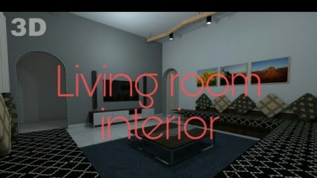 'living room interior design | living room interior using Google SketchUp | interior ideas'