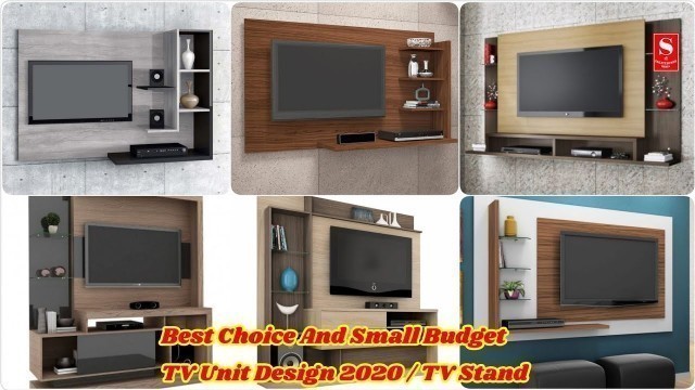 'Best Choice And Small Budget TV Unit Design / TV Stand #ssindia'