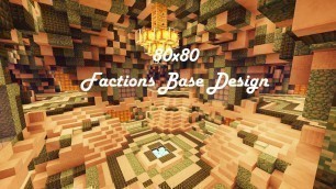 '80x80 Factions Base Tour (Minecraft Faction Interior Design Ep 11) W/ Download'