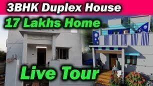 '#3BHK #Duplex house | 17 Lakhs Budget | Home tour | Avadi in Chennai | Tamil | #Aishwaryamarchitects'