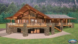 '5 Bedroom Log Home Plans (see description)'