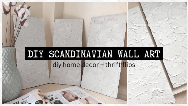 'DIY Scandinavian Wall Art | Nordic Home Decor | Scandinavian Home Decors | Boho Inspired Home Decors'