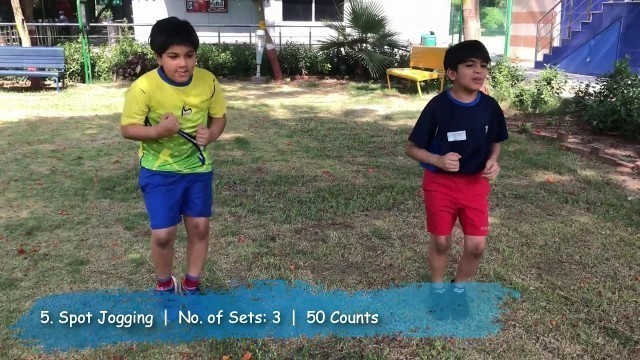 'Exercise 5yrs 7yrs - Home Fitness Challenge for Kids'