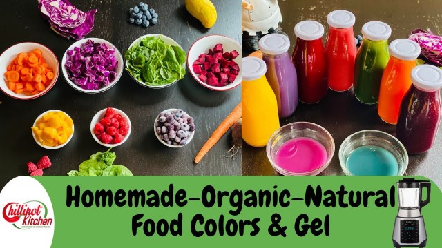 'Say Bye To Store-bought Food Gels/Colors|How To Make Organic Food Color At Home|No Chemicals|Natural'