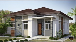 'BUNGALOW HOUSE DESIGN- 3 BEDROOM HOUSE MODERN DESIGN - 100 SQM'