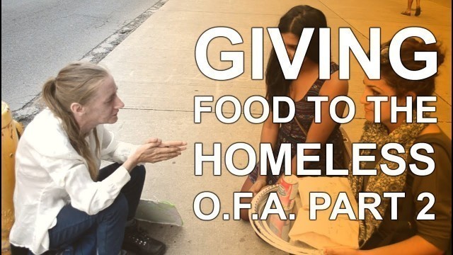'Feeding The Homeless In Downtown Toronto'