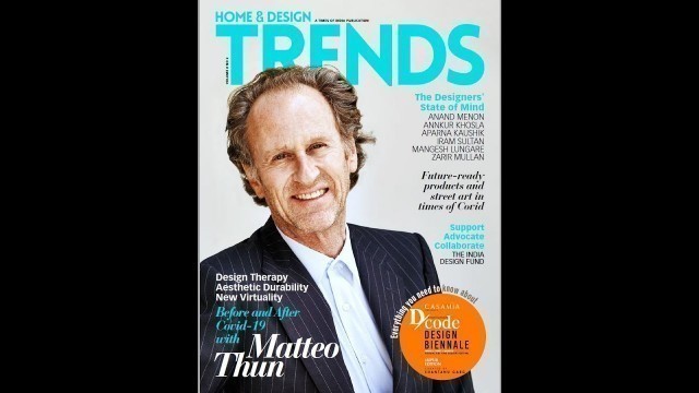 'Art Design Architecture | Matteo Thun | Rethinking Future - Home & Design \'Trends\' Video Magazine'