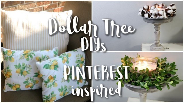 'Dollar Tree DIY | Pinterest Inspired DIY | Farmhouse Decor'