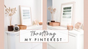 'Thrifting My Pinterest | Entryway Makeover DIYs and Decorating'