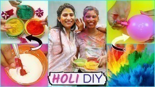 'HOLI DIY - Homemade Colours/Gift Ideas  | DIYQueen'