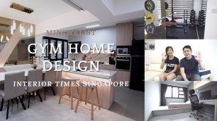 'Singapore Interior Design | A Minimalist Gym Home Design (Interior Times)'