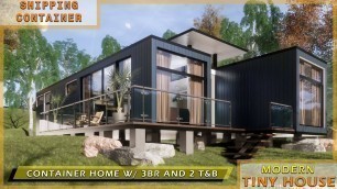 'Shipping Container home design tour'