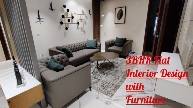 '3BHK Flat Interior design || Telugu Civil Engineer'