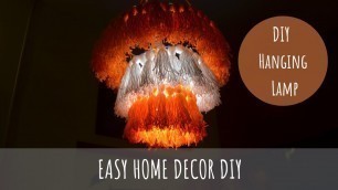 'DIY Hanging Lamp | BOHO Lamp | Indian Home Decor |Scarlet Strokes'