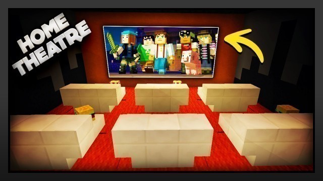 'MInecraft - How To Make A Home Theater'