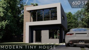 'Ultra Modern Tiny House Design - Full 3D Home Design Walkthrough'