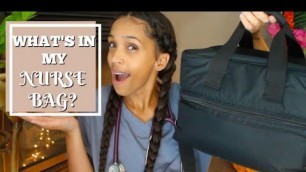 'WHAT’S IN MY NURSE WORK BAG | LPN Home Health Nurse Kit'