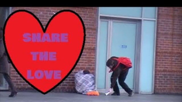 'Giving Food to the Homeless ~ Random Acts of Kindness! Valentine\'s Day 2020'