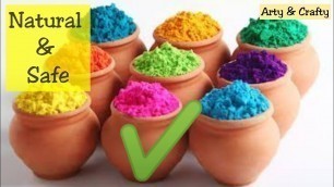 'घर पर बनायें होली के रंग | Homemade Organic Holi Colours l DIY Natural Holi Colours #EcoFriendly'