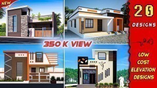 '20 LOW COST ELEVATION DESIGNS | GROUND FLOOR ELEVATION | HOME CREATORS'