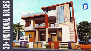 'Awesome double floor elevation designs for houses 2020 | two floor house front designs'