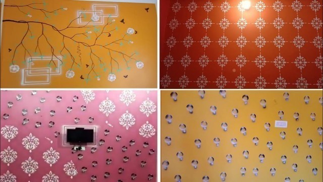 '3D wall painting bedroom design @ living room wall design idea | 3D wall design video'