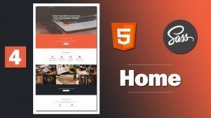 '4 - ( Design Template HTML 5 - Sass ) Home Section'