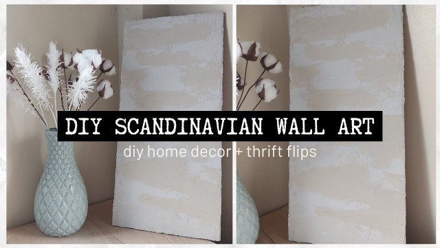 'DIY Scandinavian Wall Art | Contemporary Acrylic Painting | Modern Art | Nordic Home Decor | Boho'