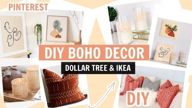 'Diy boho home decor using dollar tree and Ikea materials Pinterest home decor ideas'