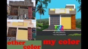 'Beautiful House exterior colors combinations ideas - Small house design - best house exterior color'