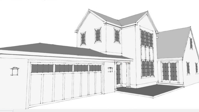 'Home Design Sketchup Adding On A Hidden Addition Walkthrough | BrightLeaf Homes'