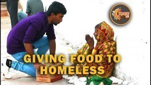 'Giving Food To Homeless | Social Experiment #16 | Kovai 360'