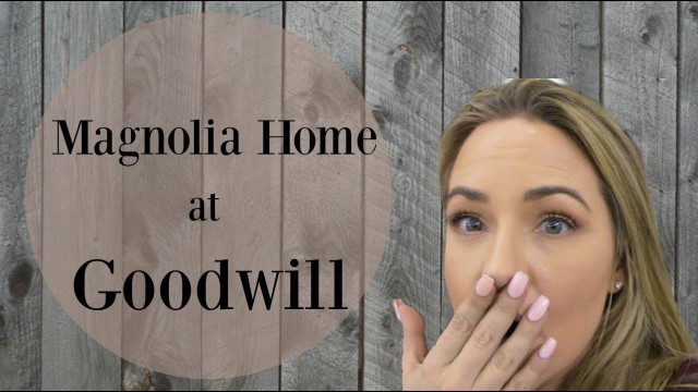 'Home Decor Haul Magnolia Homes Fixer upper at Goodwill! So excited to show you guys!!'