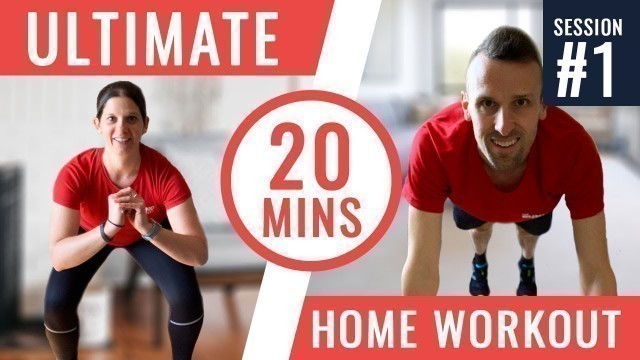 'Home Workout Routine for Runners | Follow Along Session 1 | No Equipment Strength Training'