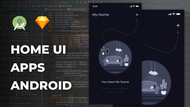 'Smart Home UI Design Android Studio Tutorial'