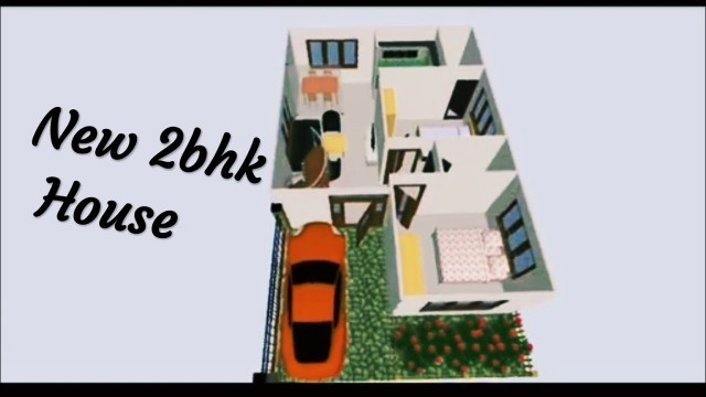 '2BHK Small Home Design, New Design Plan For Home, Dream Of Architect'