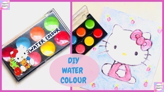 'DIY Homemade paint/DIY Water colour paints/how to make colour at home/non- toxic paint'