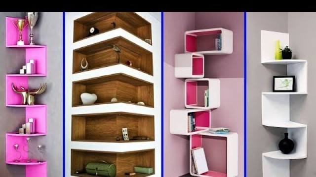 '100+ Creative corner shelf designs for boring corners - Corner wall shelf unit ideas'