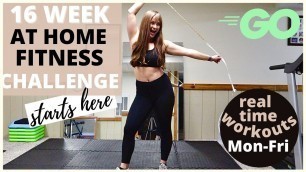 'Prepping You For My 16 Week At Home Fitness Challenge | Before Photos + Tape Measure'
