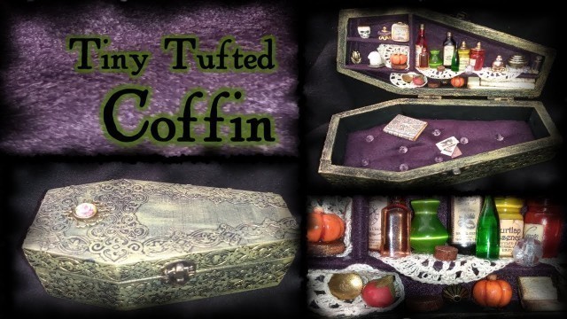 'Tiny Coffin - a Halloween Home Decor Idea'